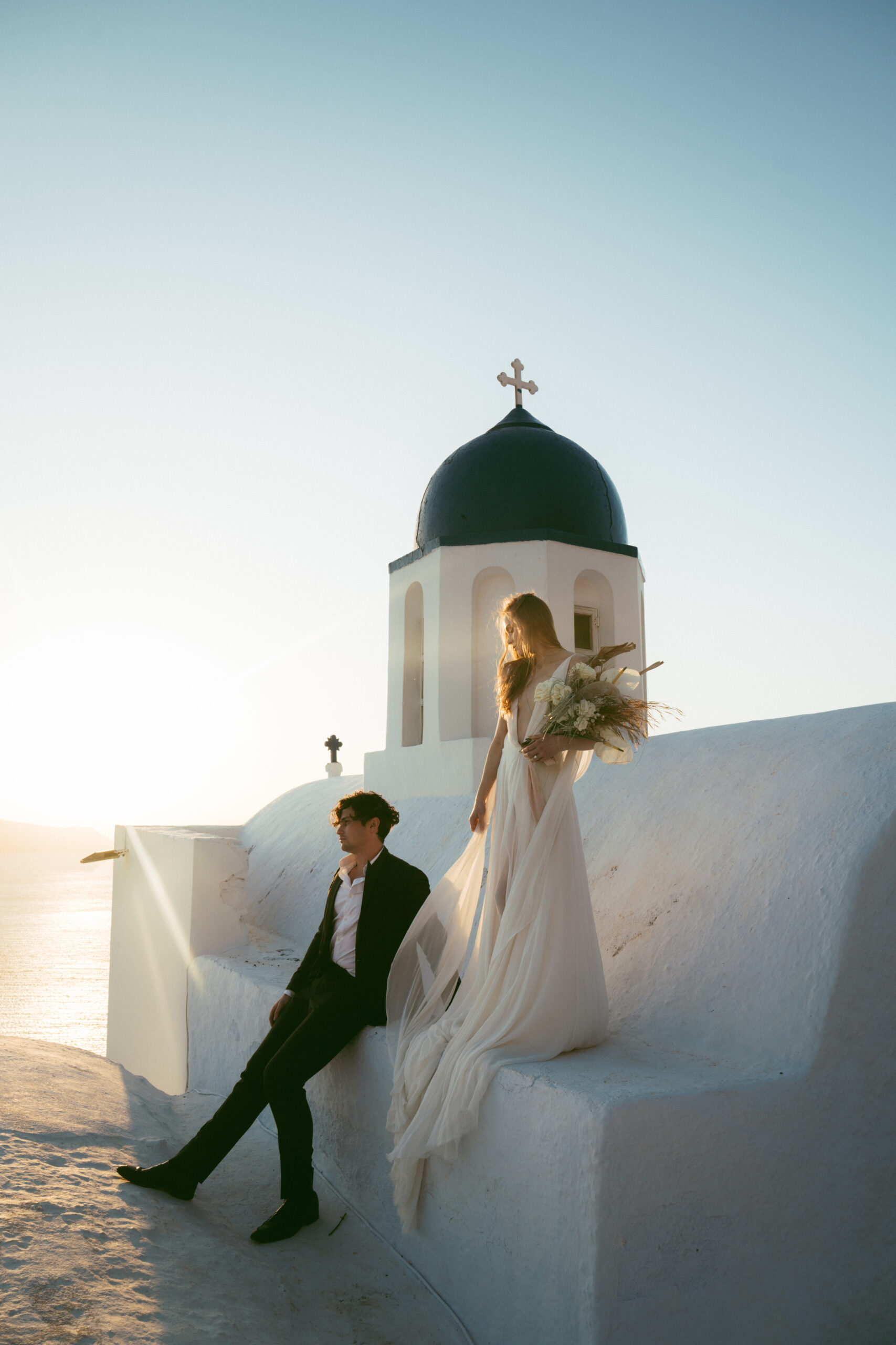 Destination Wedding in Santorini Greece